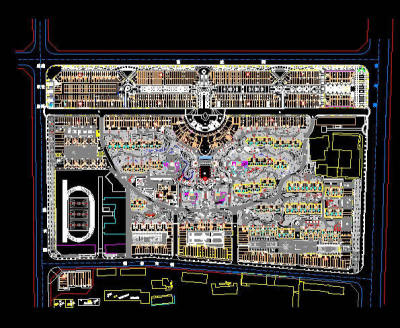 小区规划总图cad图纸