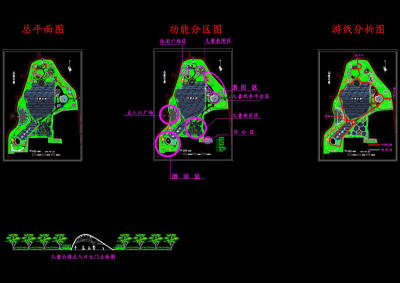 儿童公园规划CAD图