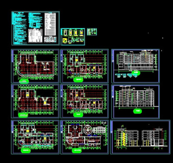 某商住楼全套cad施工图