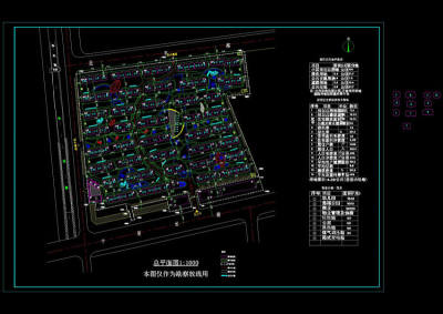 多层小区景观素材cad图