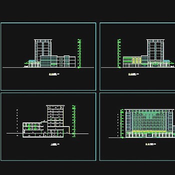 XX高层酒店CAD建筑方案设计图纸