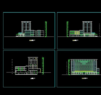XX高层酒店CAD建筑方案设计图纸