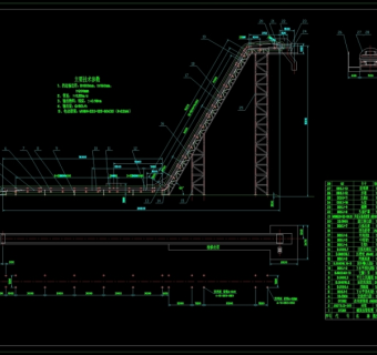 大倾角CAD机械图纸