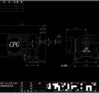 机械结构CAD机械图纸