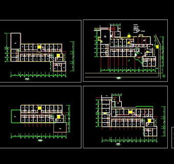 某办公楼CAD设计平面图