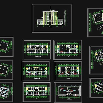 某市公安局建筑CAD施工图纸