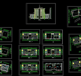 某市公安局建筑CAD施工图纸