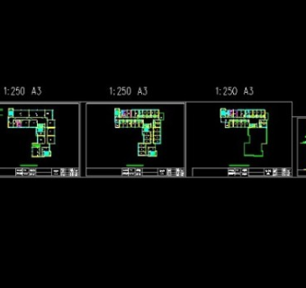 老年干休所和老年公寓cad建筑施工图