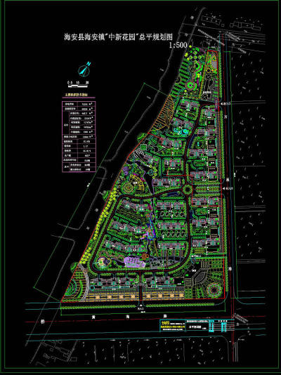 中新花园规划设计cad图纸
