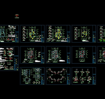 平方农居结构CAD图纸