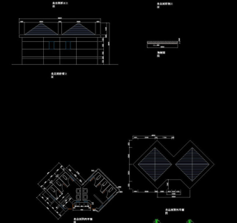 厕所cad景观图素材
