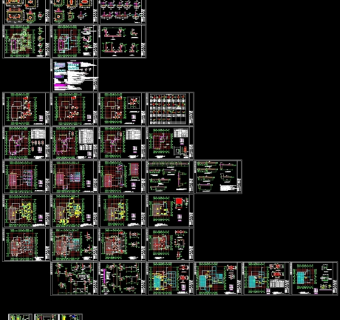 结构施工图CAD图纸