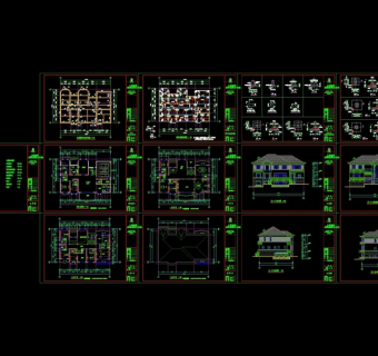 别墅平面CAD图纸