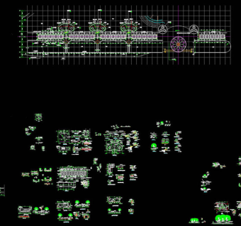 挡墙cad景观详图