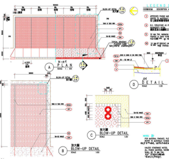 道路及路沿石cad景观详图