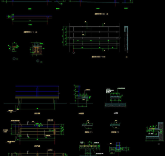 凳池cad景观图素材