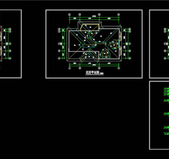 别墅图稿设计cad图纸