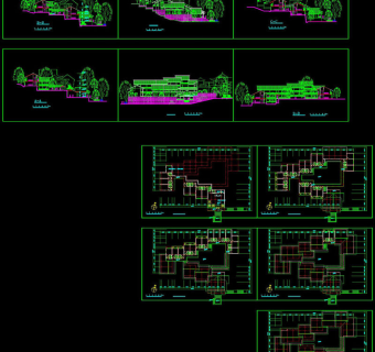 度假村cad景观图