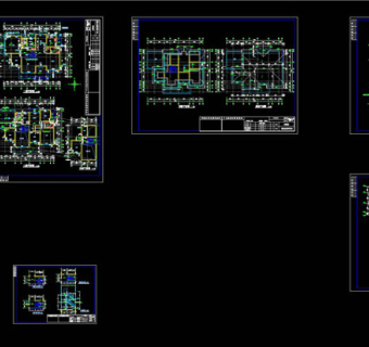 别墅素材设计cad图纸