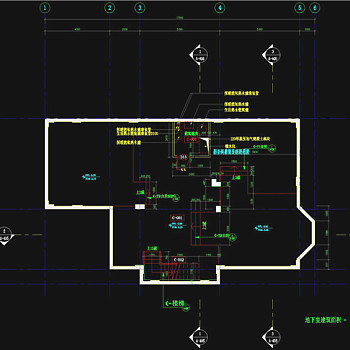 地下室cad图纸
