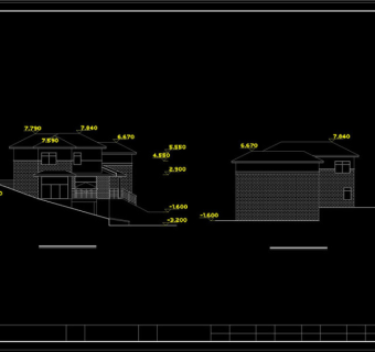 建筑设计图cad图纸