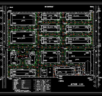 一套厂区平面图规划cad设计图纸