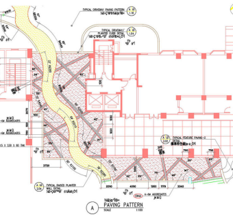 铺装细部cad景观