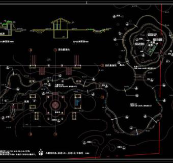 水池cad图景观素材