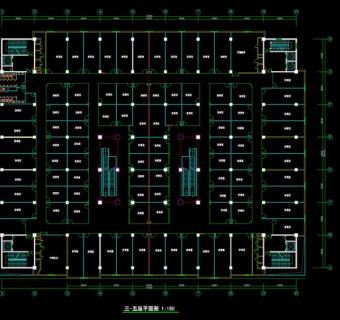 平面图cad图稿素材