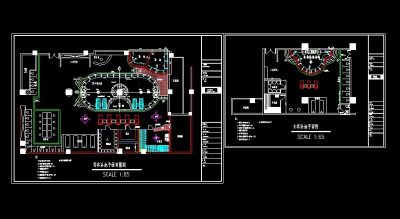 [湖南]某桑拿房建筑设计平面cad图纸