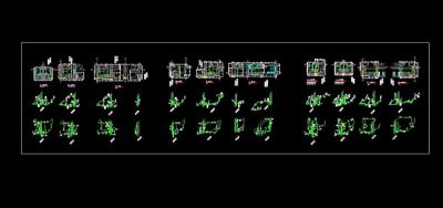 星级酒店客房及卫生间建筑设计cad