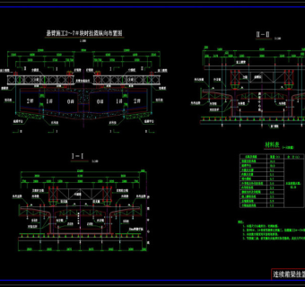 大挂篮施工cad图纸