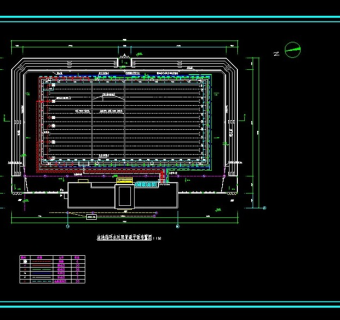 游泳池建筑设计cad平面施工图