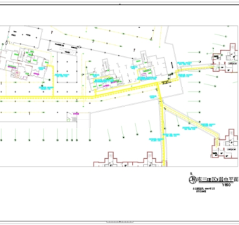 地下车库三弱电CAD图纸