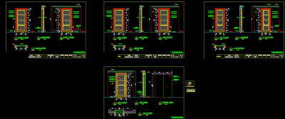 房门cad图纸
