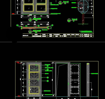 趟门cad图纸素材