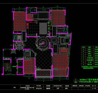 地板建筑cad图纸