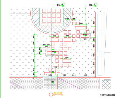 汀步平面图CAD图纸