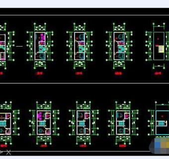 某一居室小户型住宅cad设计施工图