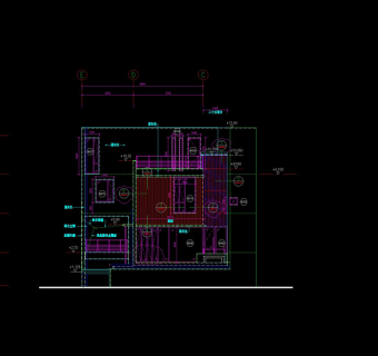 cad室内规划设计图稿源文件