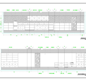 一层茶水间档案室cad图纸