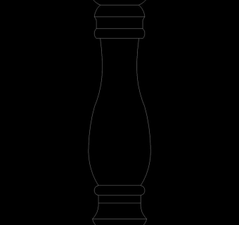 花瓶图块素材cad图块