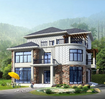 农村自建房屋cad图