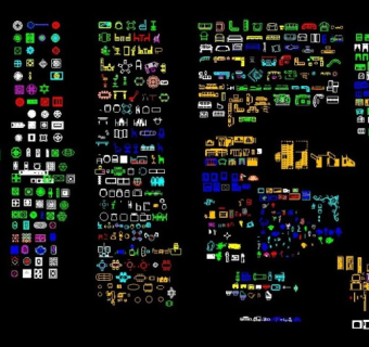 园林设计CAD图块