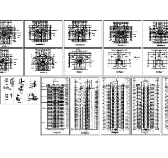 高层住宅楼cad图