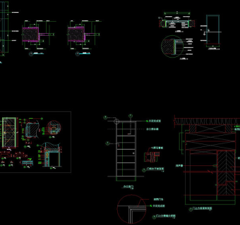 门套详图cad图纸