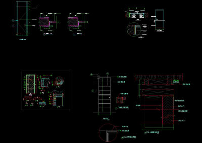 门套详图cad图纸