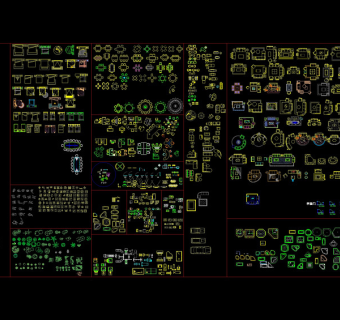 CAD室内装饰图块