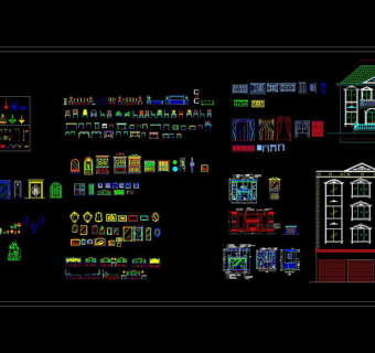 欧式室内装修图库cad图纸