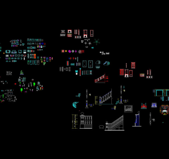 CAD图库室内装饰品